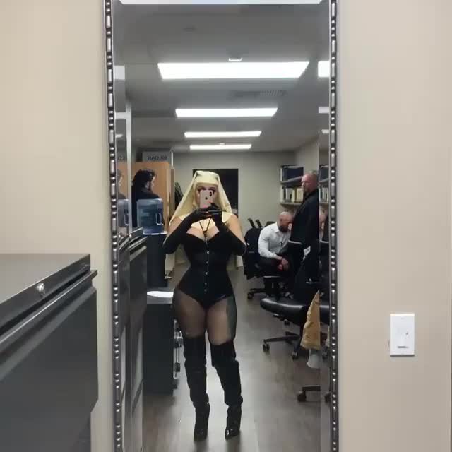 Cardi B teasing & moaning