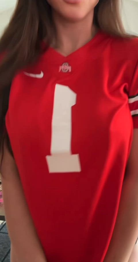 Only married men can come and play with my massive boobs