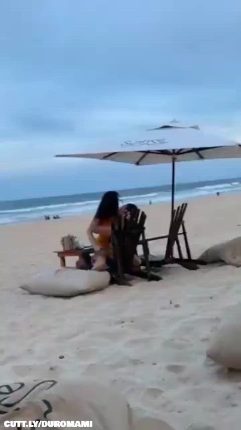 Amateur Beach Exhibitionist Public Riding Slut Trashy Trashy Boners r/CaughtPublic Porn GIF by duromami