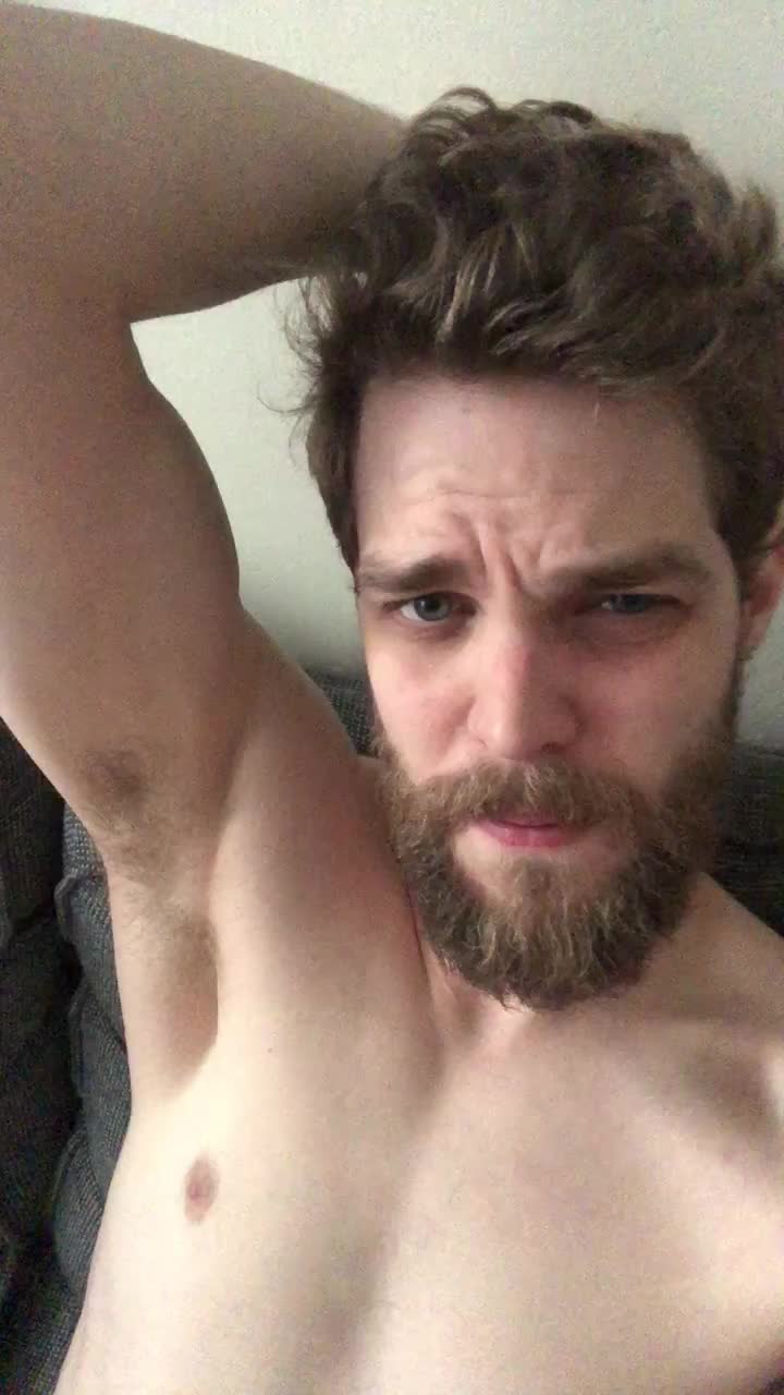 messy hair and ripe pits