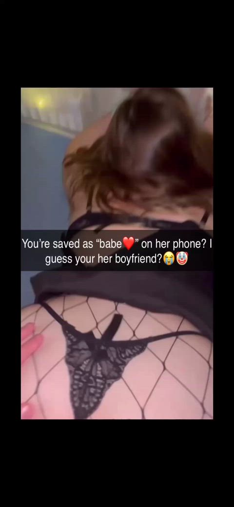 heard her boyfriend crying in the background when she called me asking for more later