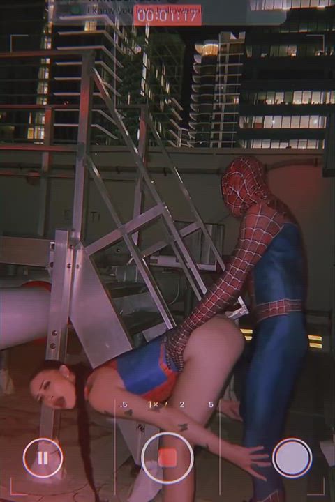 Your crush was fighting crime & being the best friendly neighbourhood snowbunny she can be during this Halloween