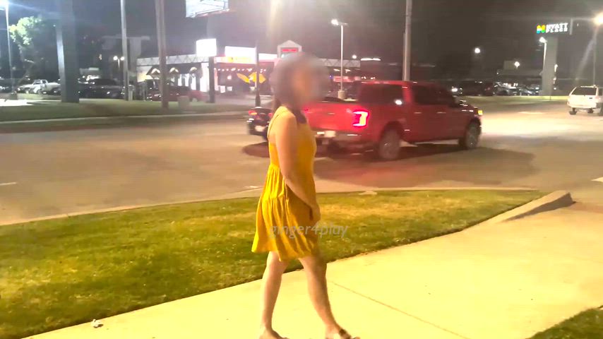 The thought of you watching me tease strangers has me aching