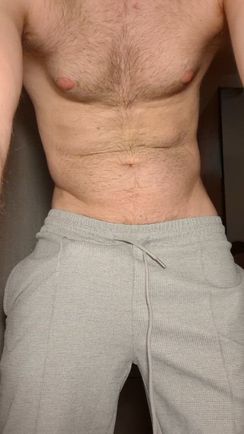 Sweatpants leave such nice imprints