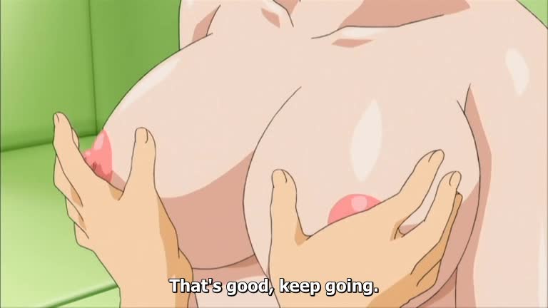 Giving breast massages POV
