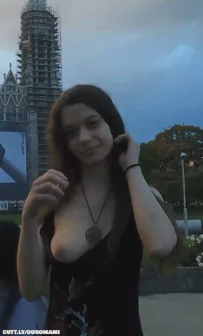 Amateur Ass Exhibitionism Exhibitionist Flashing Girlfriend Public Teen Tits Upskirt Porn GIF by duromami