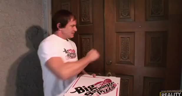pizza delivery... man?