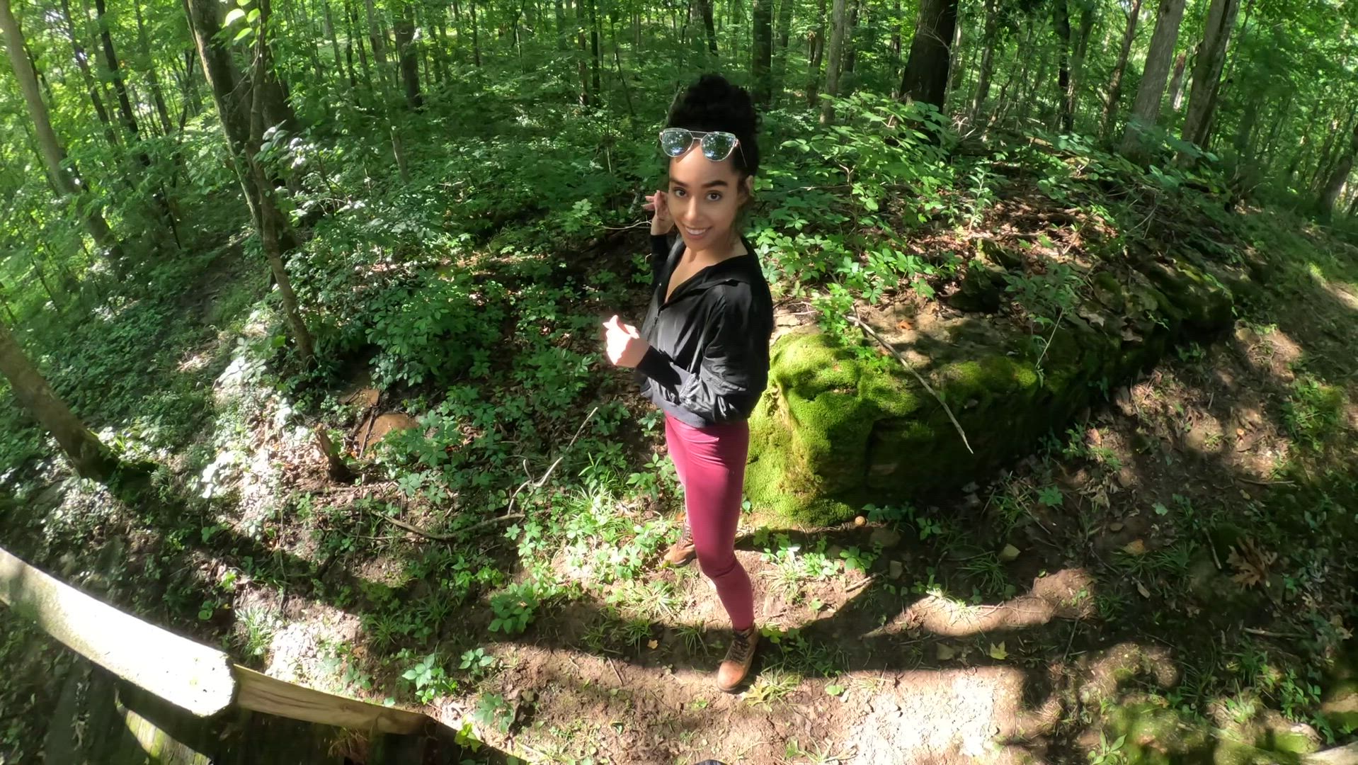 Interracial, OnlyFans, Outdoor, Public, Real Couple, Standing Doggy
