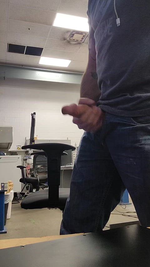 Who's gonna be my new work cum dump?!