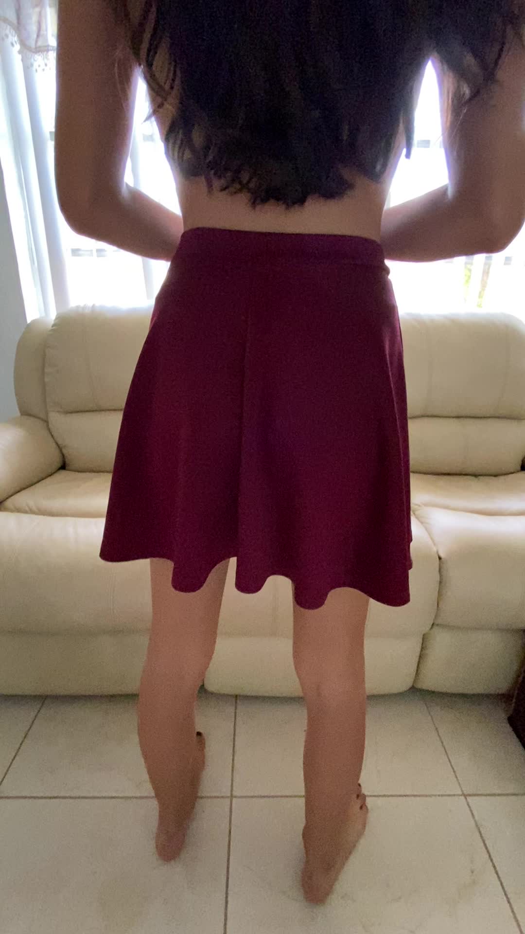 Lift up my skirt😉OC