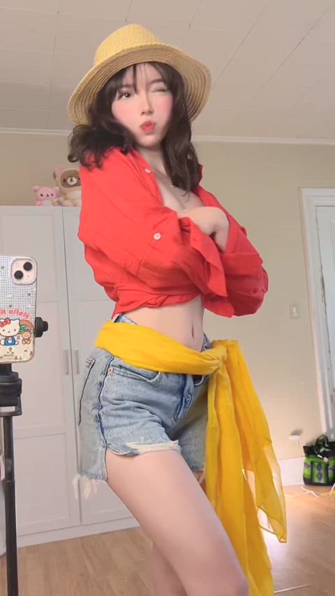 18 Years Old Asian Ass Big Ass Cosplay OnlyFans Petite Rule34 Solo Teen Porn GIF by miamiaof
