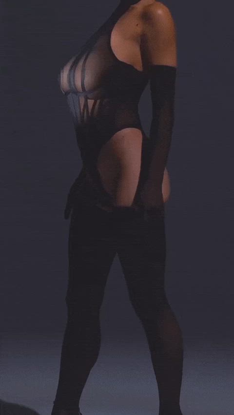 Sheer Black Bodysuit