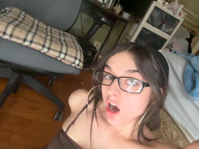 Cum on my bush or glasses, its up to you