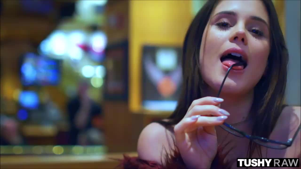 Little Caprice sexy as hell while plugged