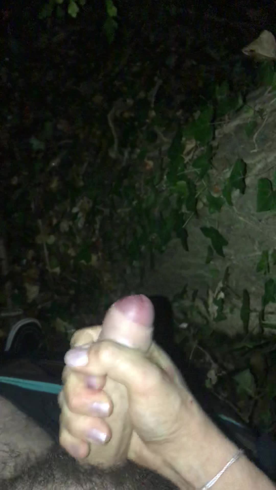Outside cum shot 😅