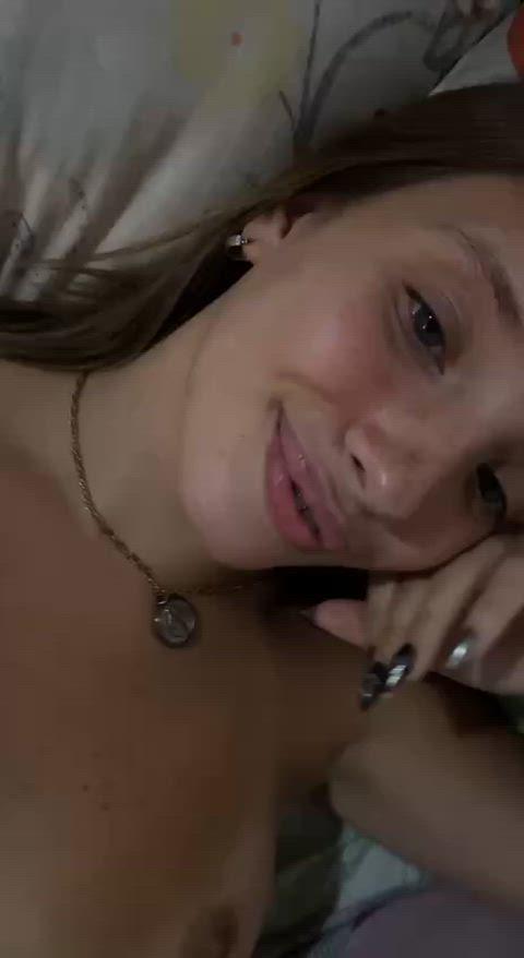 Cum always goes very well with braces right x