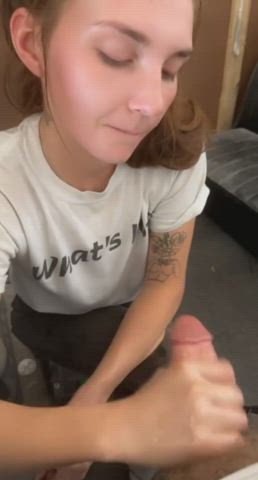 Nice Handjob at Work