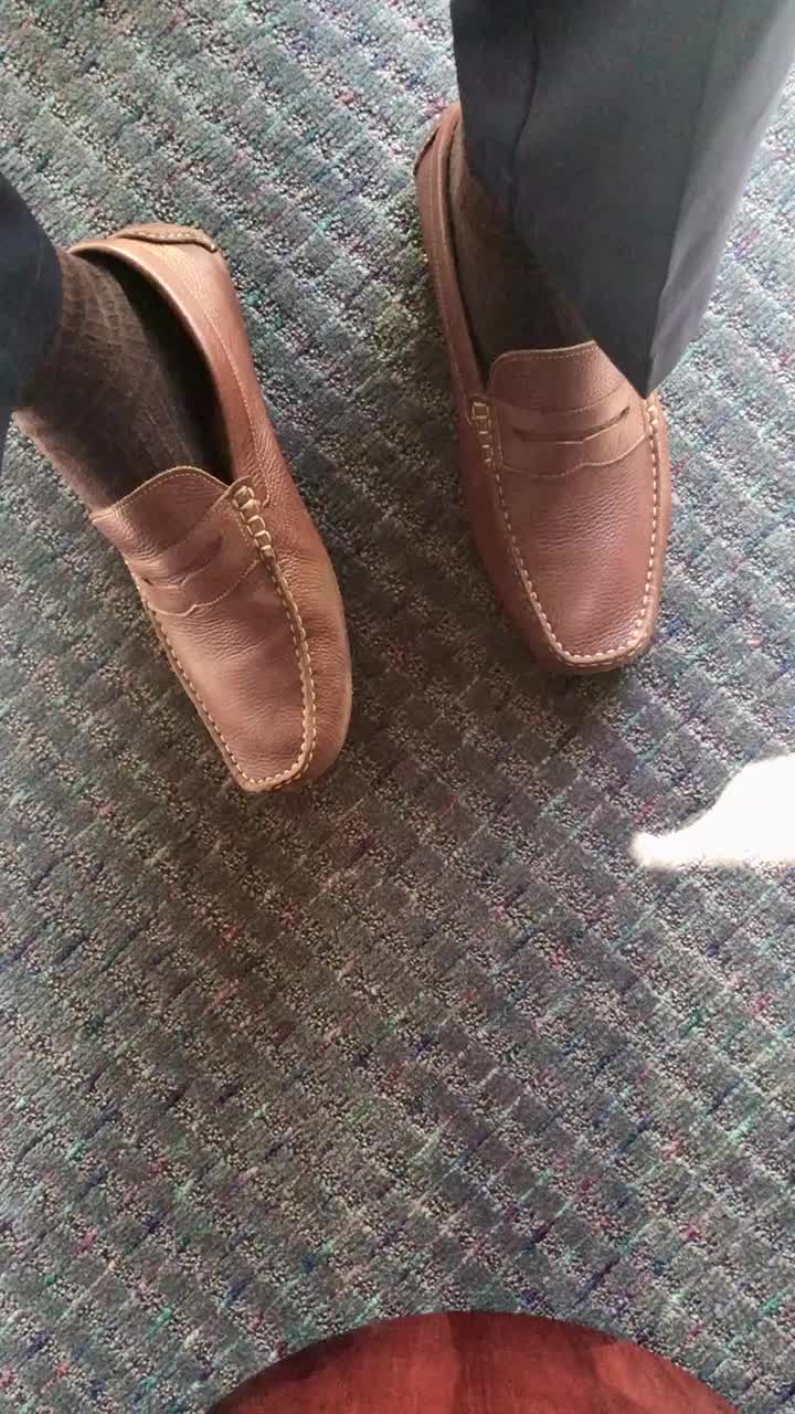 Under a conference room table at work