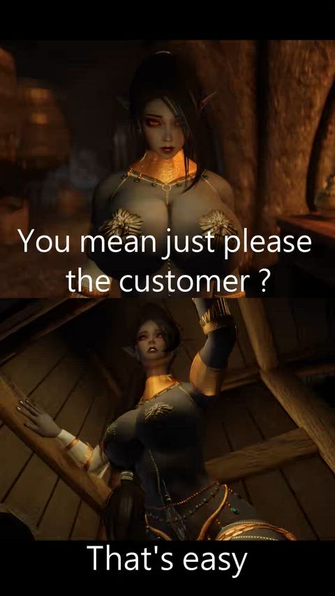 《Three Rose of Skyrim》 Chapter 22：黑精肉體籌旅費、獸人意外美女陪