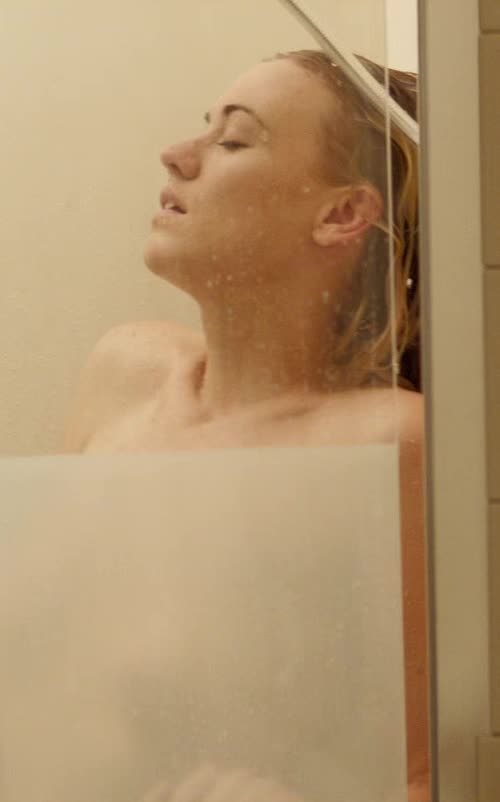 Yvonne Strahovski teasing her fans