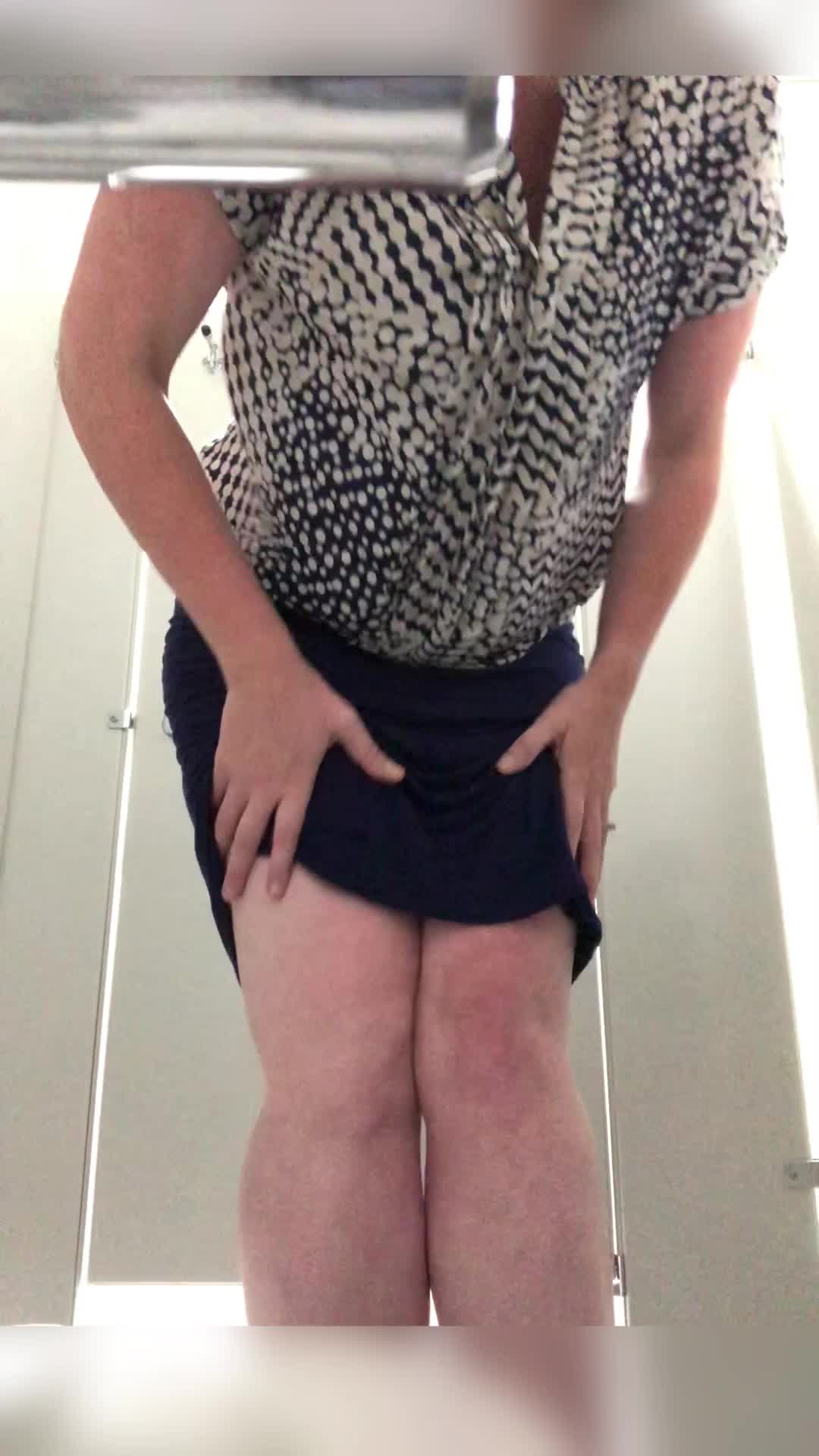 Today was no bra, no panties.
