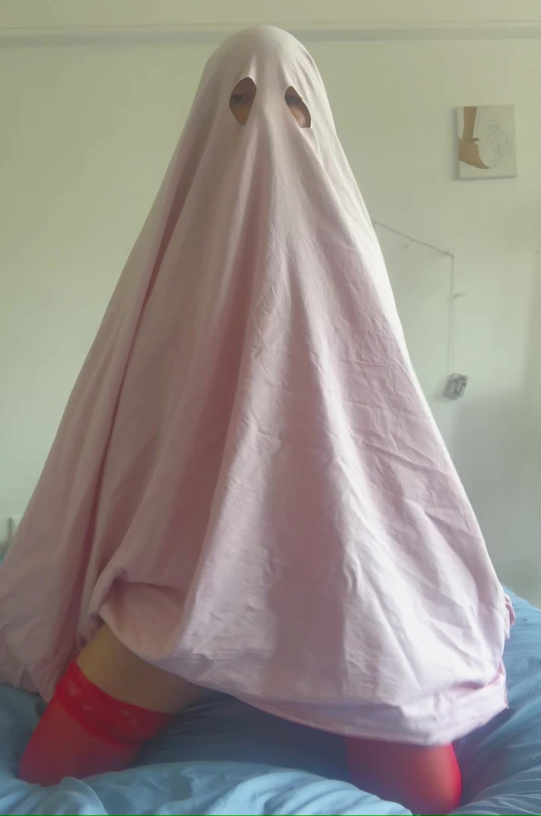 Improvised Halloween costume 👻