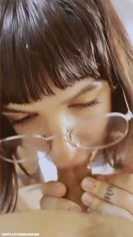 Amateur Big Dick Blowjob Deepthroat Eye Contact Hardcore Real Couple Rough Sloppy Porn GIF by duromami