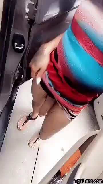 Showing her Cock