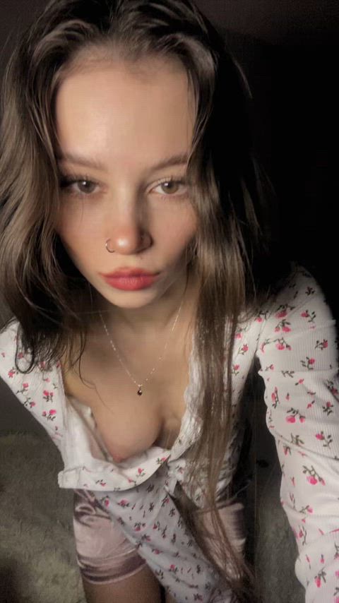 blouse always without a bra