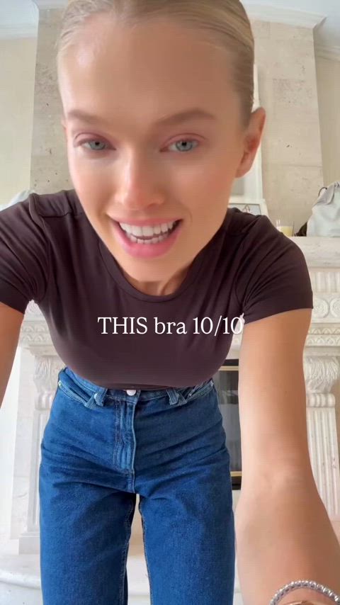 Vita Sidorkina in a 10/10 bra