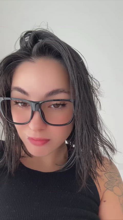 Young woman with short hair, fresh out of the shower