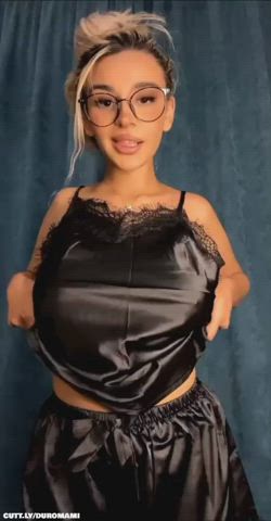 Areolas Big Tits Compilation Glasses NSFW Natural Tits Nipple Piercing Tits Titty Drop Porn GIF by duromami
