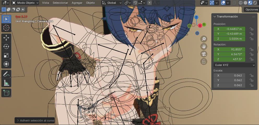 Sorry, I can't export my animations );
My computer has 4gb of ram (I'm still learning how to do amations)                                  by tetera