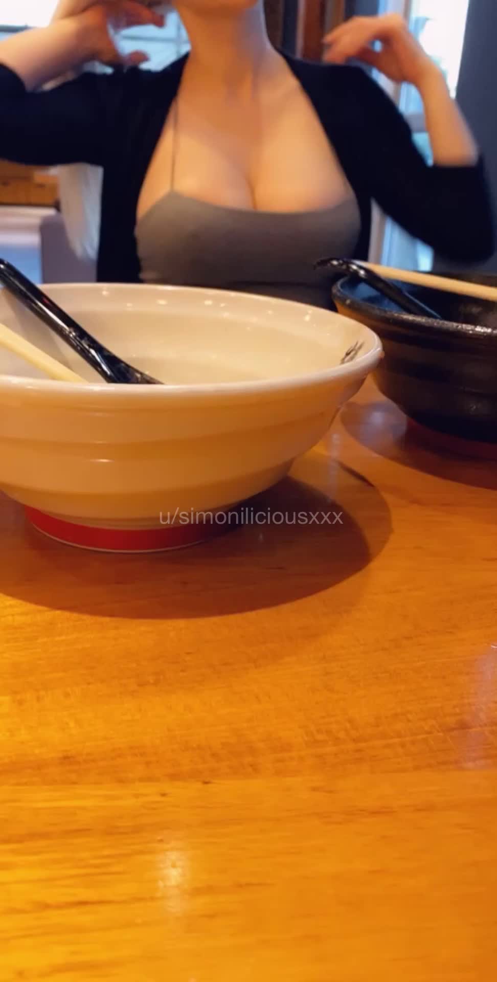 Ramen makes me act wild