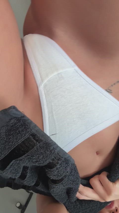 Big Ass Boobs Cute Natural Pale Petite Solo Tease Thick Porn GIF by yoonalee