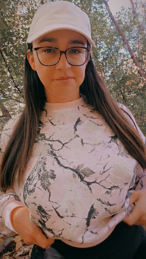 When I'm feeling o(f)f the woods bring me peace and exhibitionism makes me happy