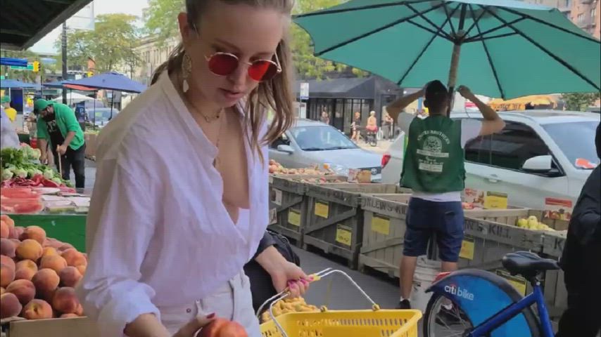 Downblouse Flashing Public Tits Porn GIF by redrider45