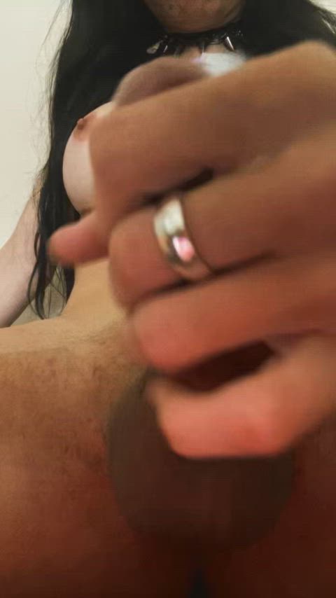 Wish I was cumming inside you but this will do until then