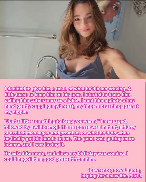 Lawrence, now Lauren, hoping for a new life. (Part 8)