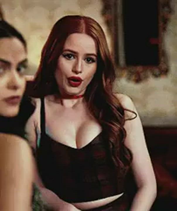 Celebrity Cleavage Madelaine Petsch Porn GIF by celebsprincess