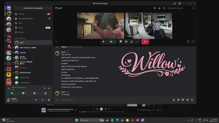 (name in desc)virgin can’t hold it while camming with a baddy