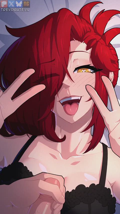 Busted on her face (TrevobutEvil) [Original]