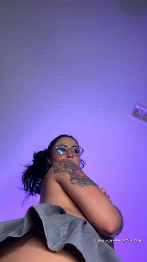 Amateur Ass Goth Latina Pussy Solo Tattoo Teasing Teen Upskirt Porn GIF by casasalsa