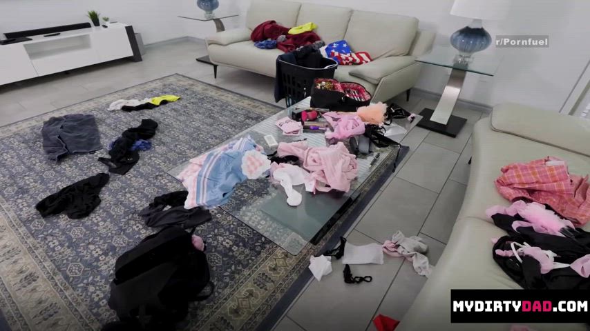 Stepdaughter Is Dirty Girl Put Her Panties Anywhere