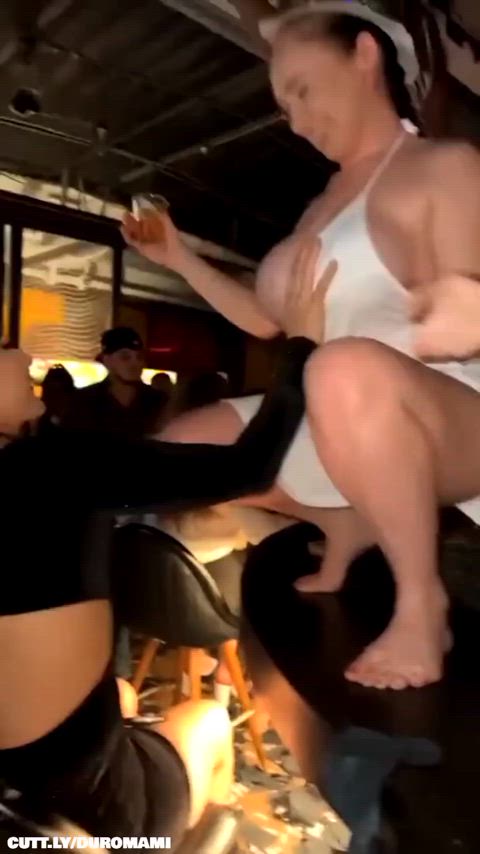 Amateur Bar Big Tits Dancing Exhibitionist Flashing Pub Public Trashy Trashy Boners Porn GIF by duromami