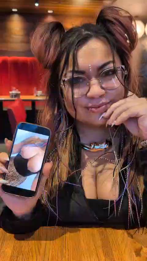 Showing off what will be bouncing on him later