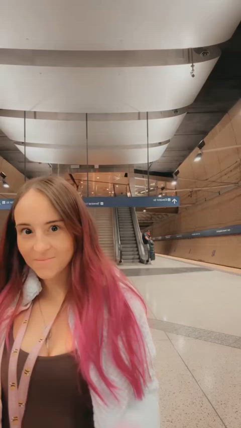 He was trying really hard not to stare, so I figured it was the perfect opportunity to pull them out ;)