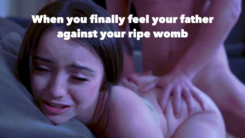 Are you ready to feel Daddy inseminate your unprotected cervix, babygirl?