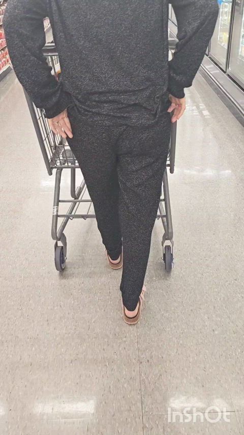 Flashing in a busy store is a different kind of thrill