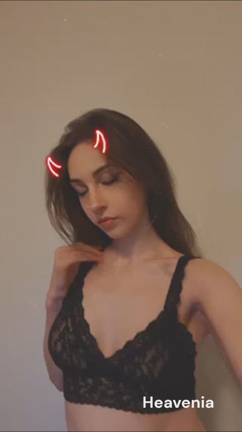 Amateur Boobs Brunette French Natural Natural Tits Pale Small Tits Tits Titty Drop Porn GIF by camsoda